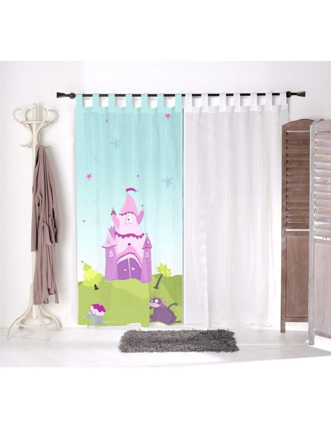 Voilage enfant château princesse pour illuminer les rêves des petites filles