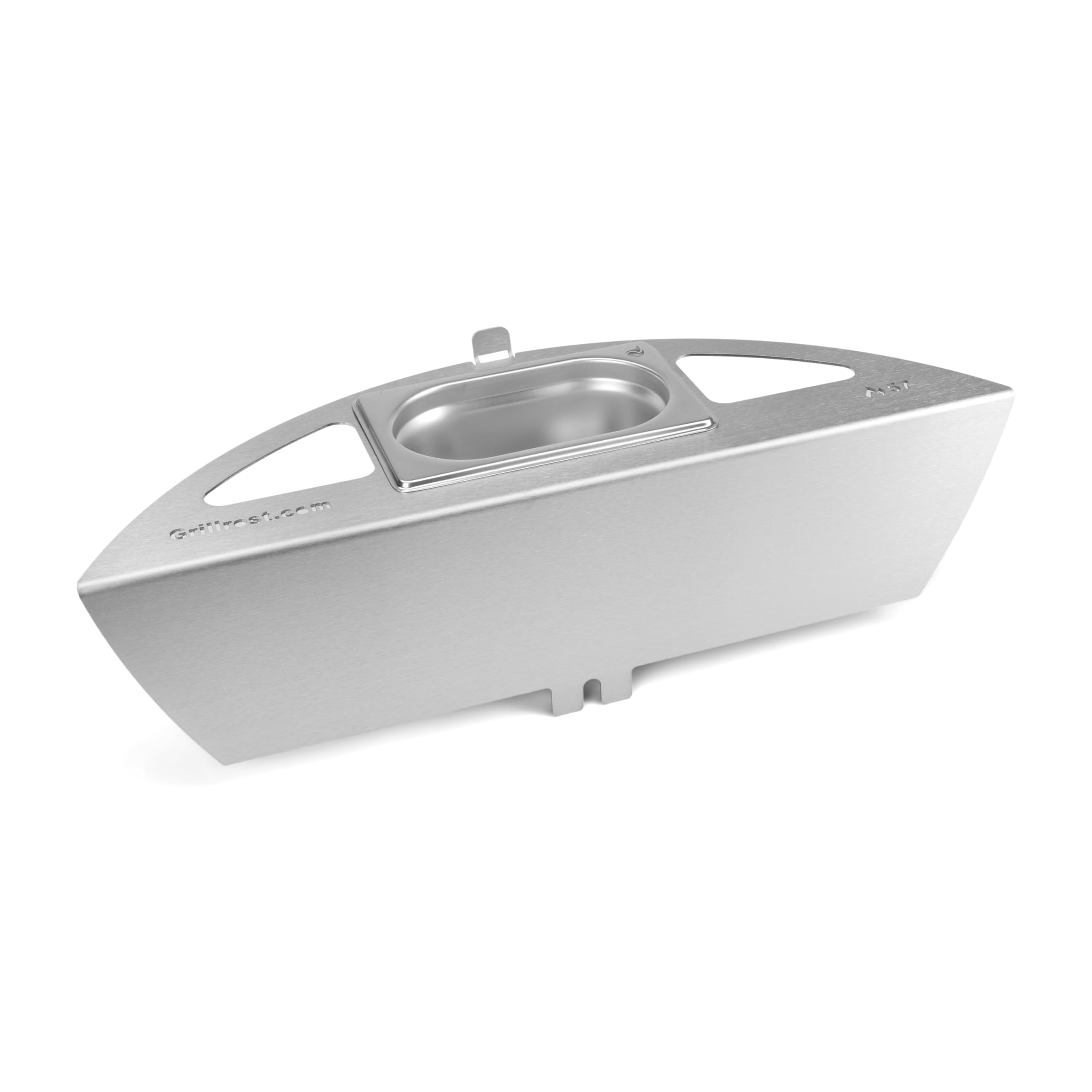 Grillrost.com Das Original Kugelsmoker für 57cm Weber Kugelgrills - Mach einen Smoker aus deinem Kugelgrill - Edelstahl -
