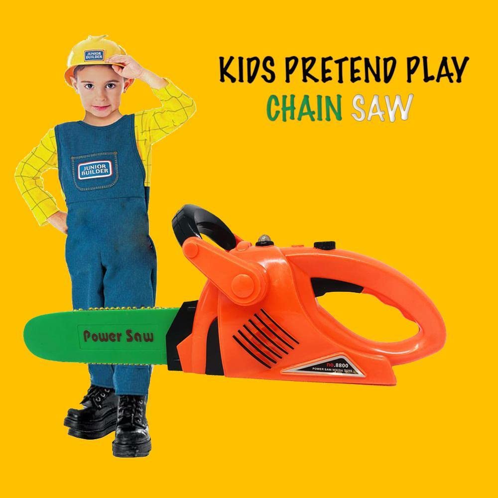 koolbitz Kids Realistic Chain Saw Power Construction Toy Pack for Kids
