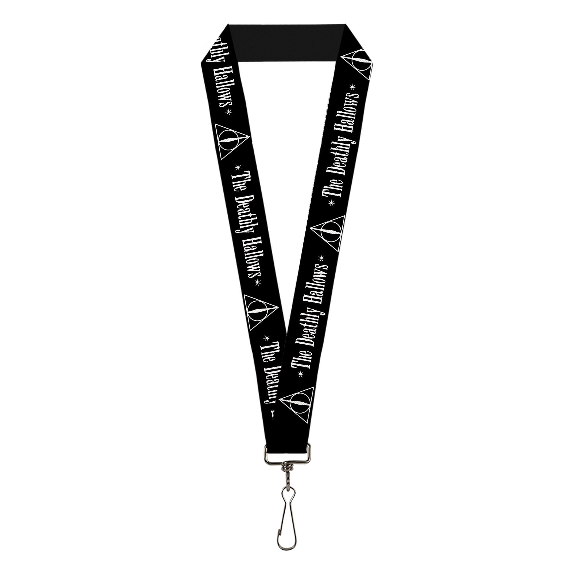 Lanyard Harry Potter The Deathly Hallows Symbol Black White