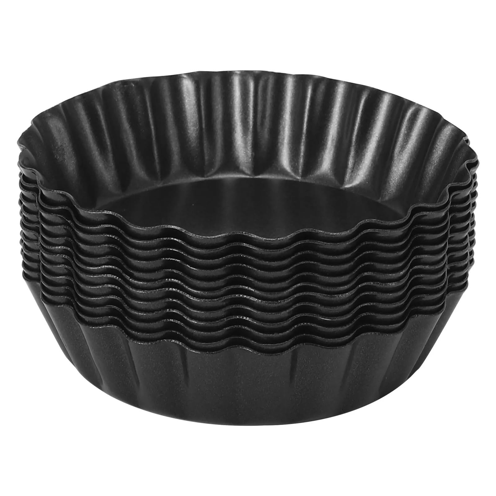 Paquet de 12 moules à tarte aux œufs de 3 pouces