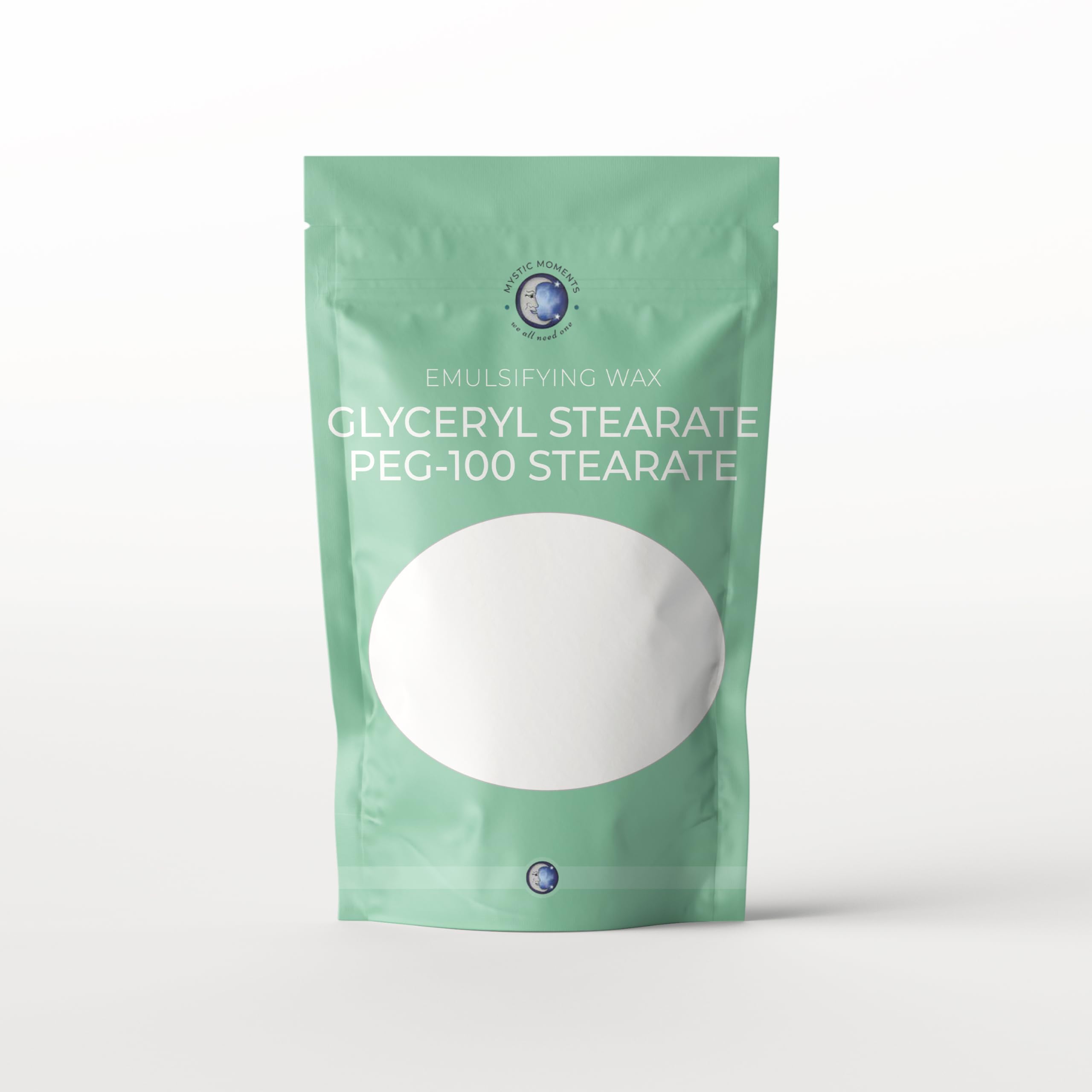 Mystic Moments Cream | Glyceryl Stearate & Peg-100 Stearate Emulsifying Wax 1Kg | Y Texture & Smooth Skin Feel | Non-Ionic Emulsifier For S & Lotions