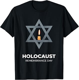HOLOCAUST REMEMBRANCE DAY STAR CANDLE T-Shirt