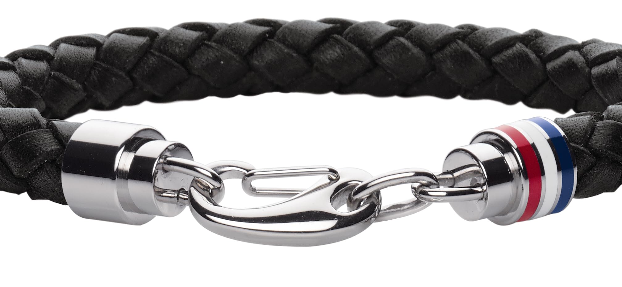 Tommy Hilfiger Jewelry Bracciale in Pelle Intrecciata da Uomo - Disponibile in Colore Marrone o Nero