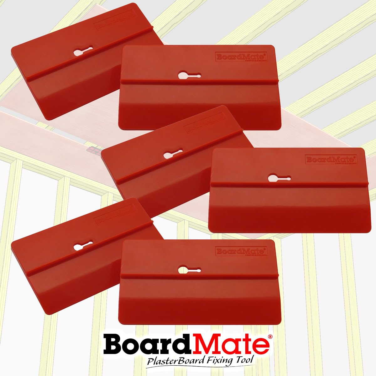 BoardMate - 2 PCS Drywall PlasterBoard Fixing Tool - Supports the Board in place while fixing. Drywall Fitting Gypsum Plate Panel Lifter/Mounting Tool