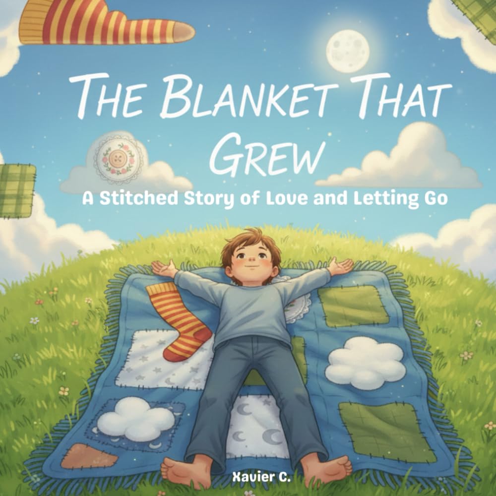 The Blanket That Grew: A Stitched Story of Love and Letting Go