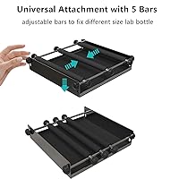 Vista 6 de JOANLAB Mezclador de agitador orbital de laboratorio 40-200rpm Modos ajustables, temporizados y continuos, agitador de rotor orbital digital