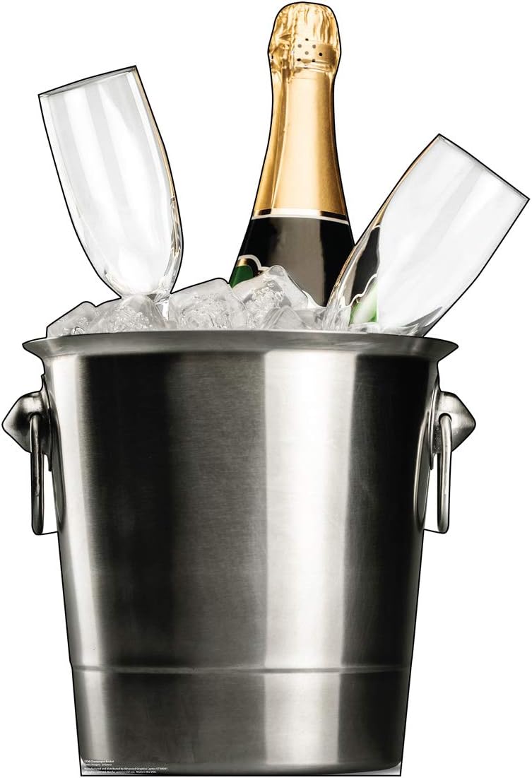 Cardboard People Celebrate Champagne Glasses Life Size Cardboard Cutout Standup