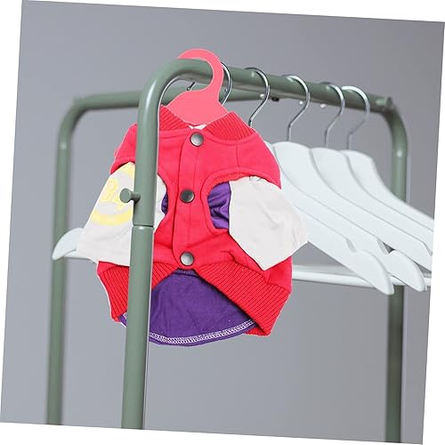 Miniatura 6 de POPETPOP Perchas de ropa para mascotas, 20 piezas de perchas de ropa para mascotas, percheros de secado para cachorros, mini perchas de muñeca de