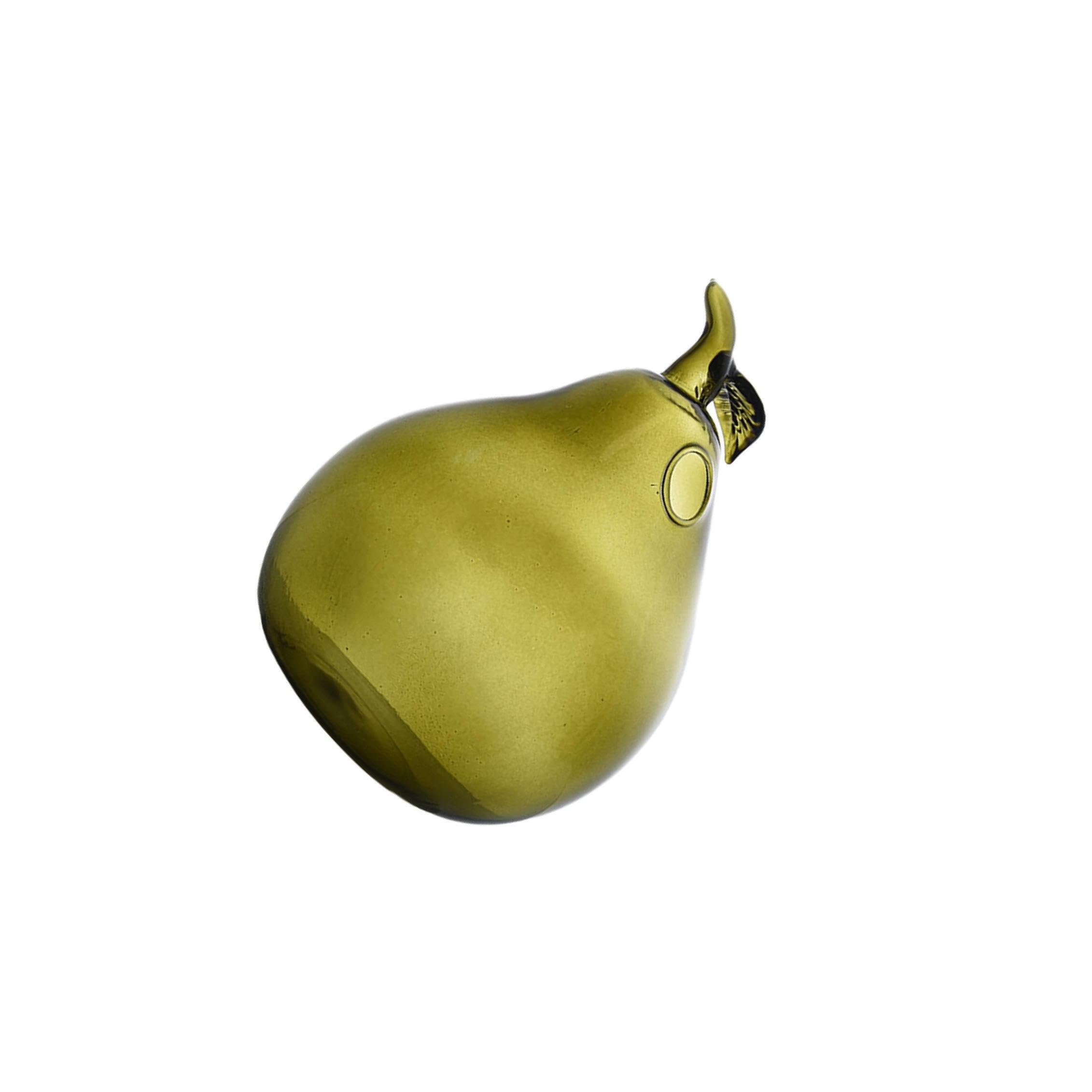 CYDZSRA Artful Glass Flower Vase Decorative Statue Gift Unique Desktop Figurine Flower Arrangement Home Decor Multi Functional Planter Pot Centerpiece Glass, Pear