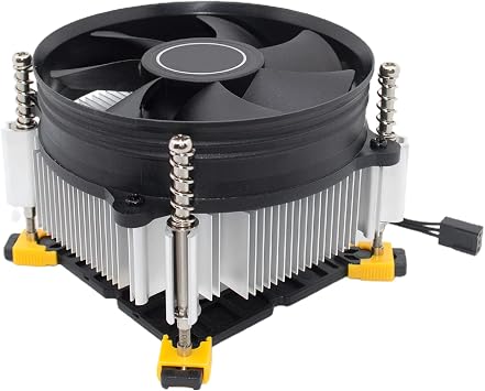 Computer CPU Radiator A50 9cm Fan Support LGA 115x 1200 1700 LGA1366 1356 3PINS Connector
