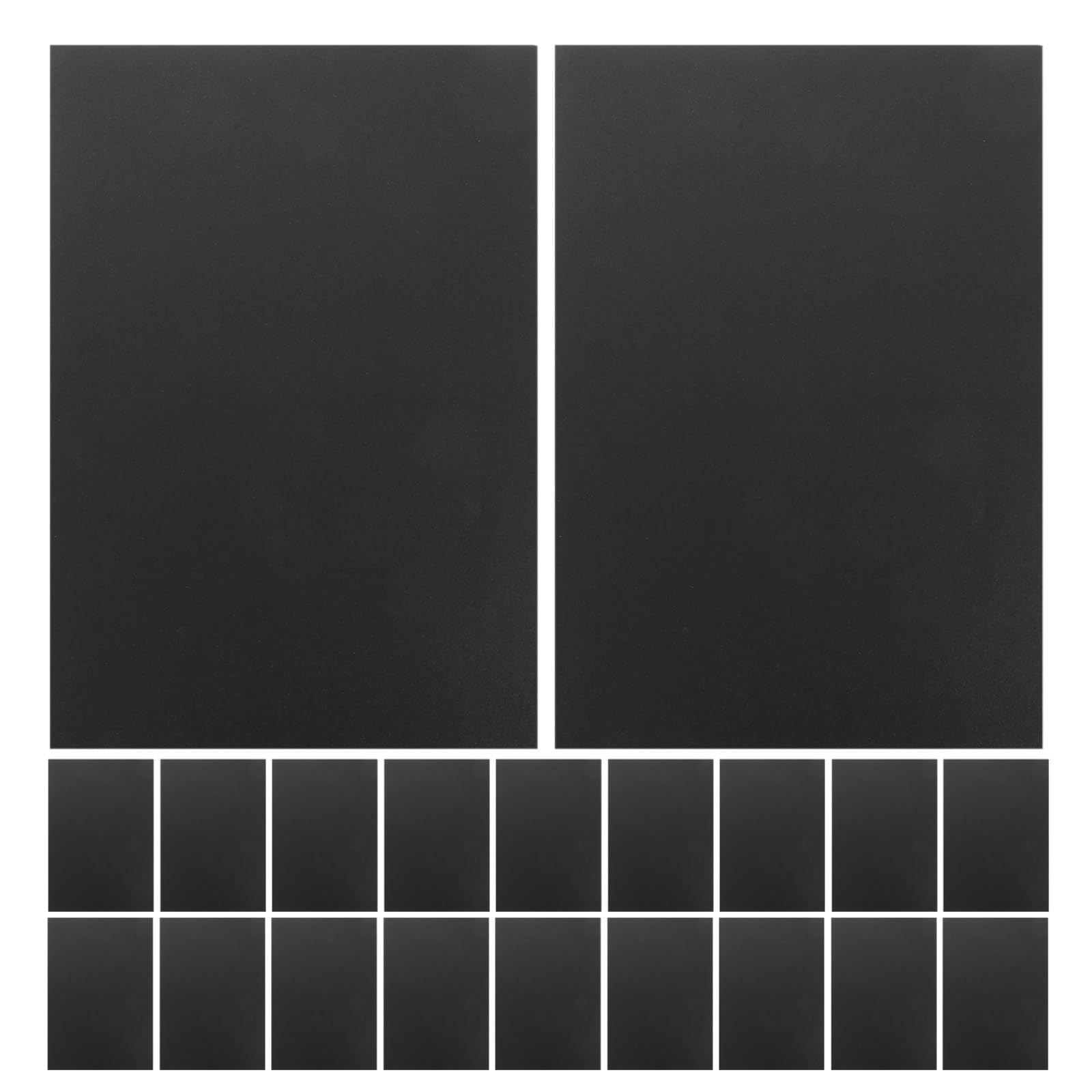 Papel negro para manualidades SHINEOFI de 60 unidades y cartulinas resistentes de oficina 8