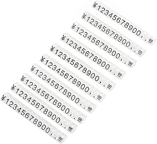 LALAFINA 10pcs Price Tag Display Signs Garage Labels Store Price Sign Price Display Stand Supermarket Price Labels Supermarket Labels Custom Labels Tag Cube Plastic Jewelry Banner