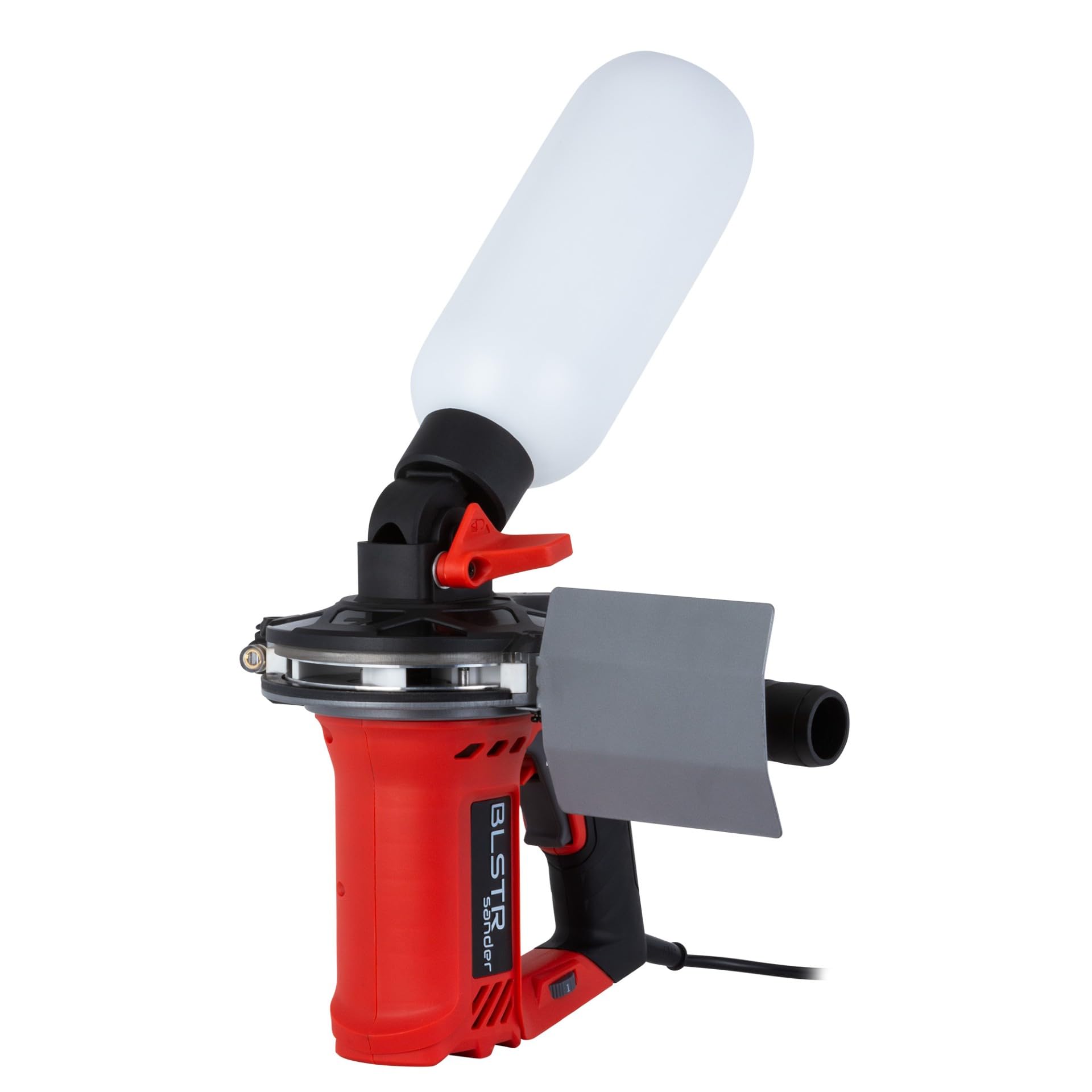 Sabbiatrice portatile manuale, senza compressore – per metallo, legno e vetro – disco in ceramica – puntatore laser per levigatura di precisione – compatibile con Sand 0,2–0,5 mm