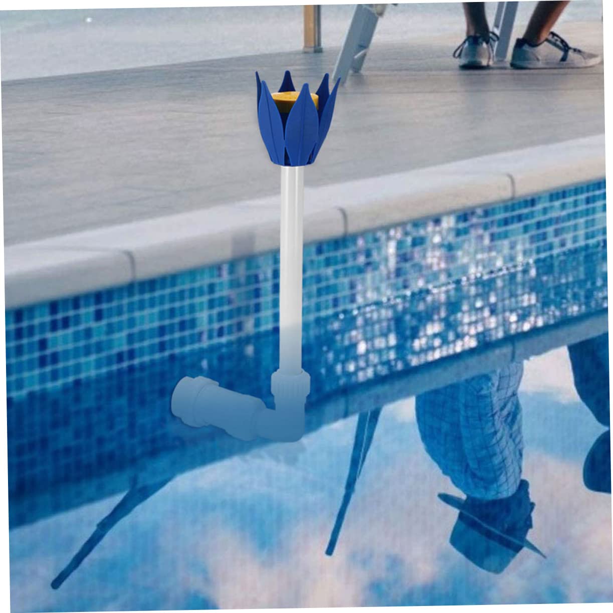 VICASKY Pool Supply -Shaped Water Sprinkler Inground Pool Fountain Easy to Install Clean