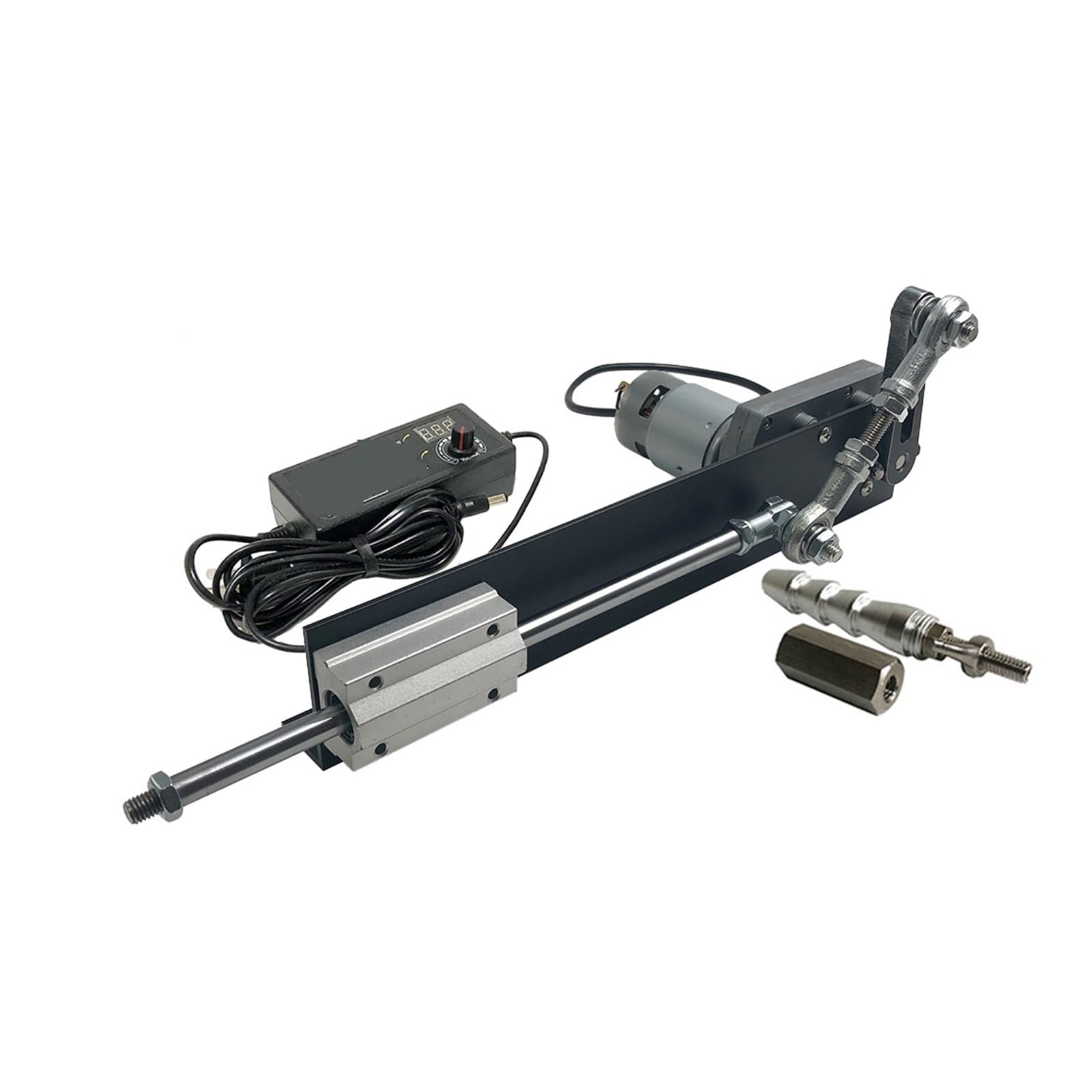MKHJKIOII Linear Actuator DC 24V Reciprocating Linear Motion Actuator, Stroke 150mm High Torque 58Kg.cm Power Supply With Speed Regulation for Automation Industrial Equipment(24V150mm80rpm)