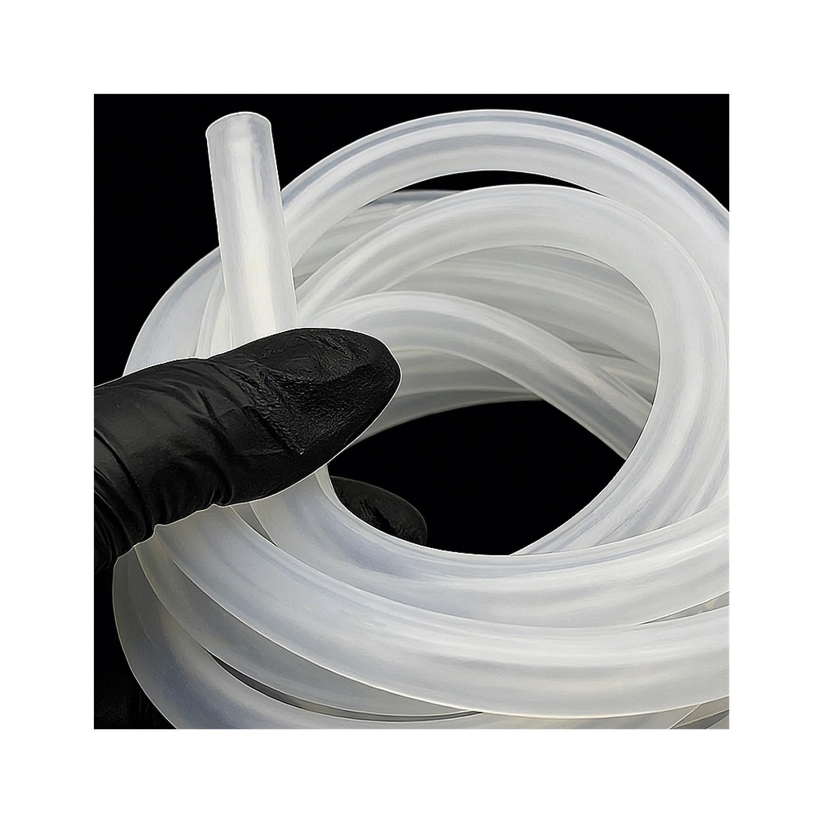 Tubo silicona ID 2-18mm resistente frío y envejecimiento | Flexible a bajas temperaturas, antienvejecimiento, seguro y fiable(10M_OD 10XID 5MM)