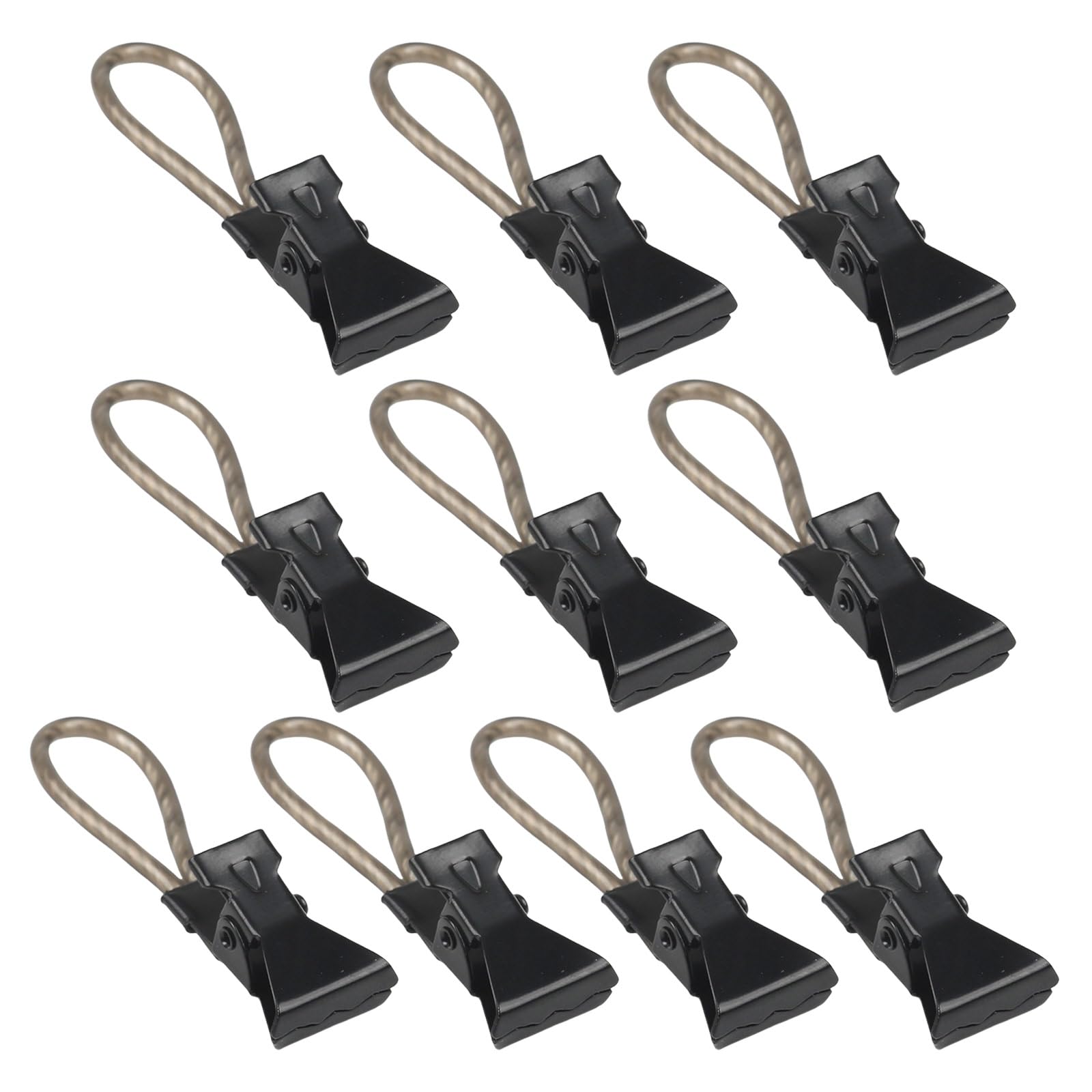 Tsophreniq Of 10 Multipurpose Towel Clip Accessory for Kitchen and Bathroom Hanging Solution Portable Sturdy Metal Materials Towel Clip