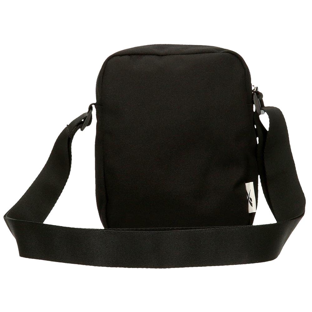 Reebok Boston Bandolera Negro 17x21x7 cms Poliéster — view 4