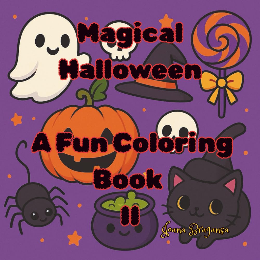 Magical Halloween – A Fun Coloring Book II