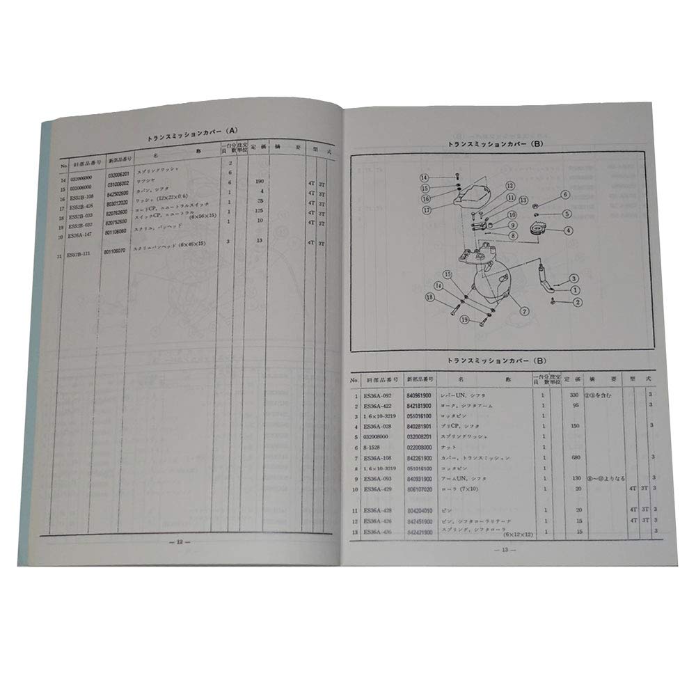 Amazon.co.jp: ラビット パーツリスト 1965 冊子 S301B R0036