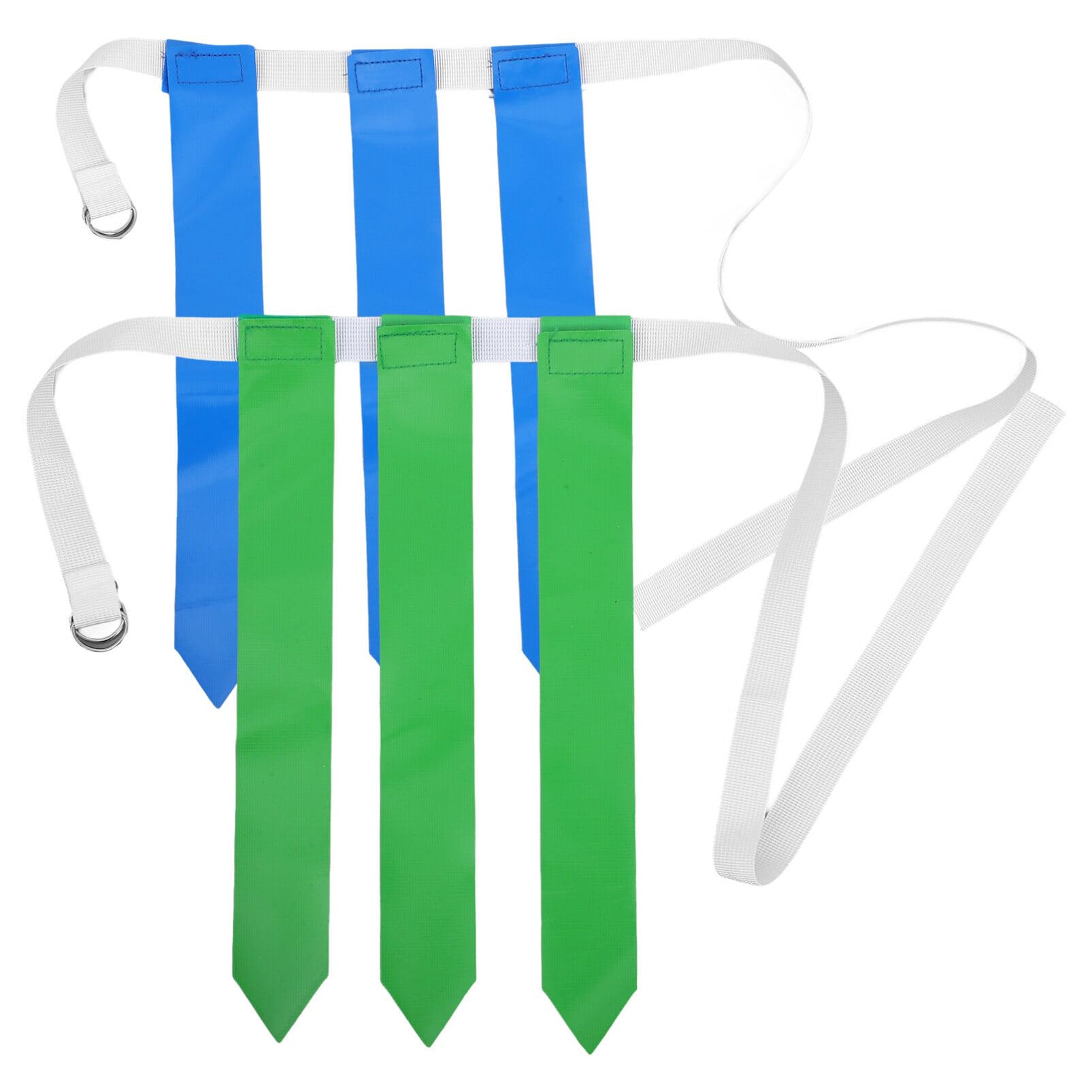 VANZACK Football Flags Training Belt 2-pack Rugby Waist Flag Set Multi-use Football Belt for and Parties