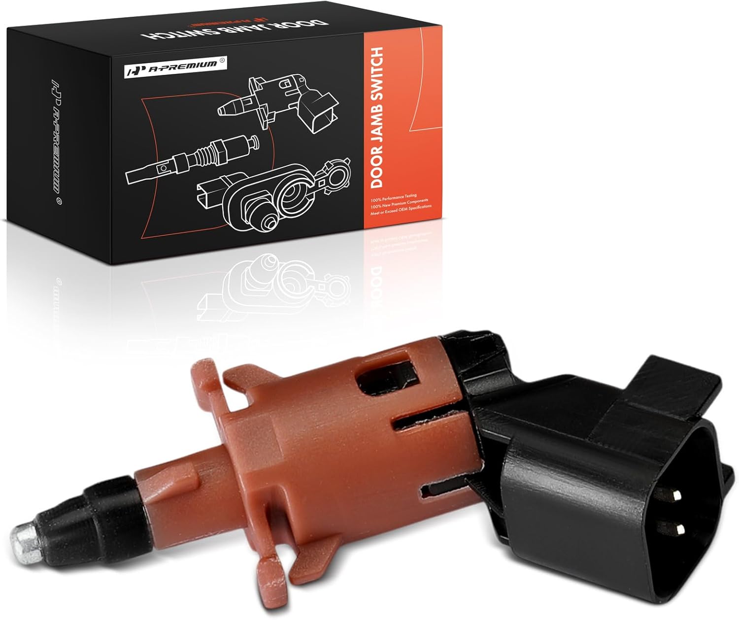 A-Premium Door Jamb Switch Compatible with Ford Explorer 2004-2007 2008-2010, Mustang, Explorer Sport Trac, Five Hundred, Freestyle, Taurus X & Lincoln Aviator & Mercury Mountaineer, Montego, Sable