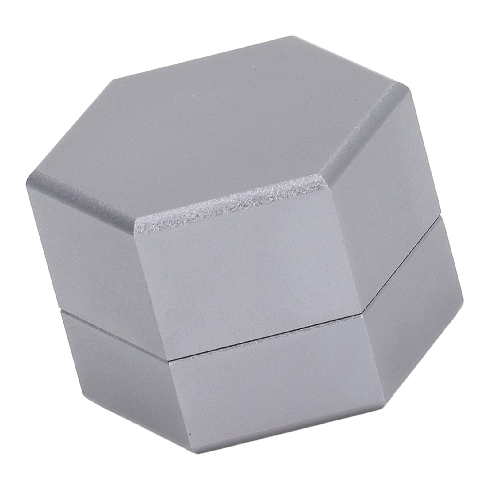 Xolsurg Mini Portable Billiard Chalk Case Pool Cue Hexagonal Box Holder Accessories (Gray)