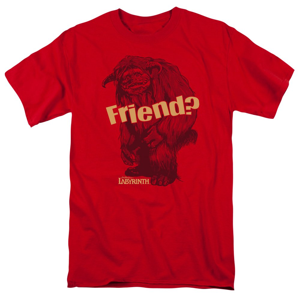 Jim Henson - Labyrinth Ludo Friend Unisex T Shirt, Red, XX-Large