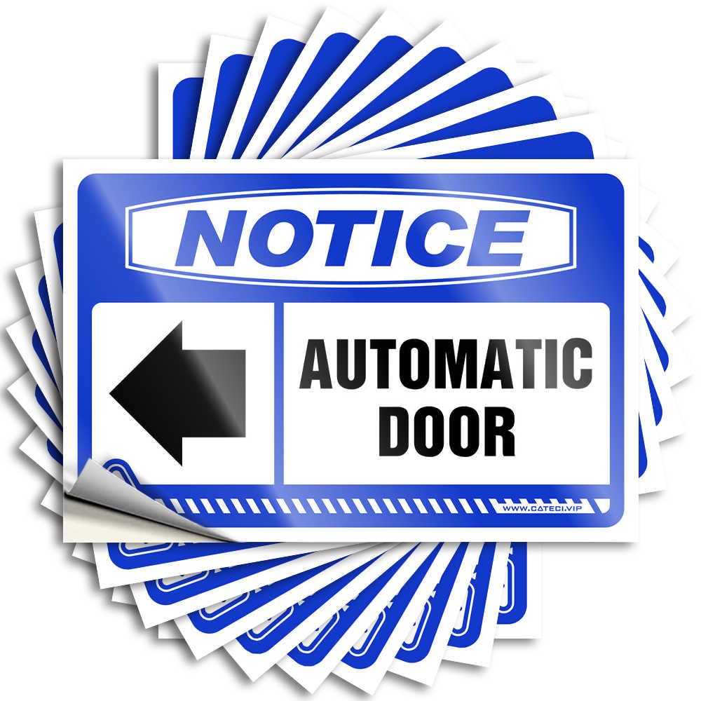Toolbox Stickers & Automatic Door Stickers [Left Arrow] 10 Pcs Funny Home Stickers Truck Signs for Men (8x12cm)