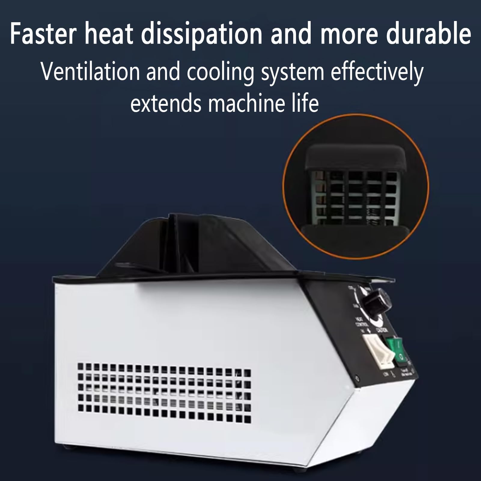 Chauffage de monture de lunettes optiques, équipement de chauffage de lunettes 1500 W, température réglable de 80 ℃ à 170 ℃, commutation d'air chaud et froid, pour les industries de transformation