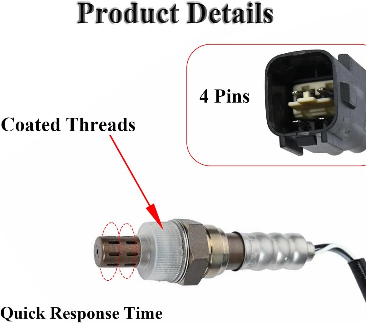 MOHANO 234-5029 234-4238 Upstream & Downstream Oxygen O2 Sensor Compatible with KIA Forte Forte5 Optima Sorento Sportage, Fit for Hyundai Tucson Sonata, Santa Fe, Santa Fe Sport 2.0L 2.4L Non-Turbo