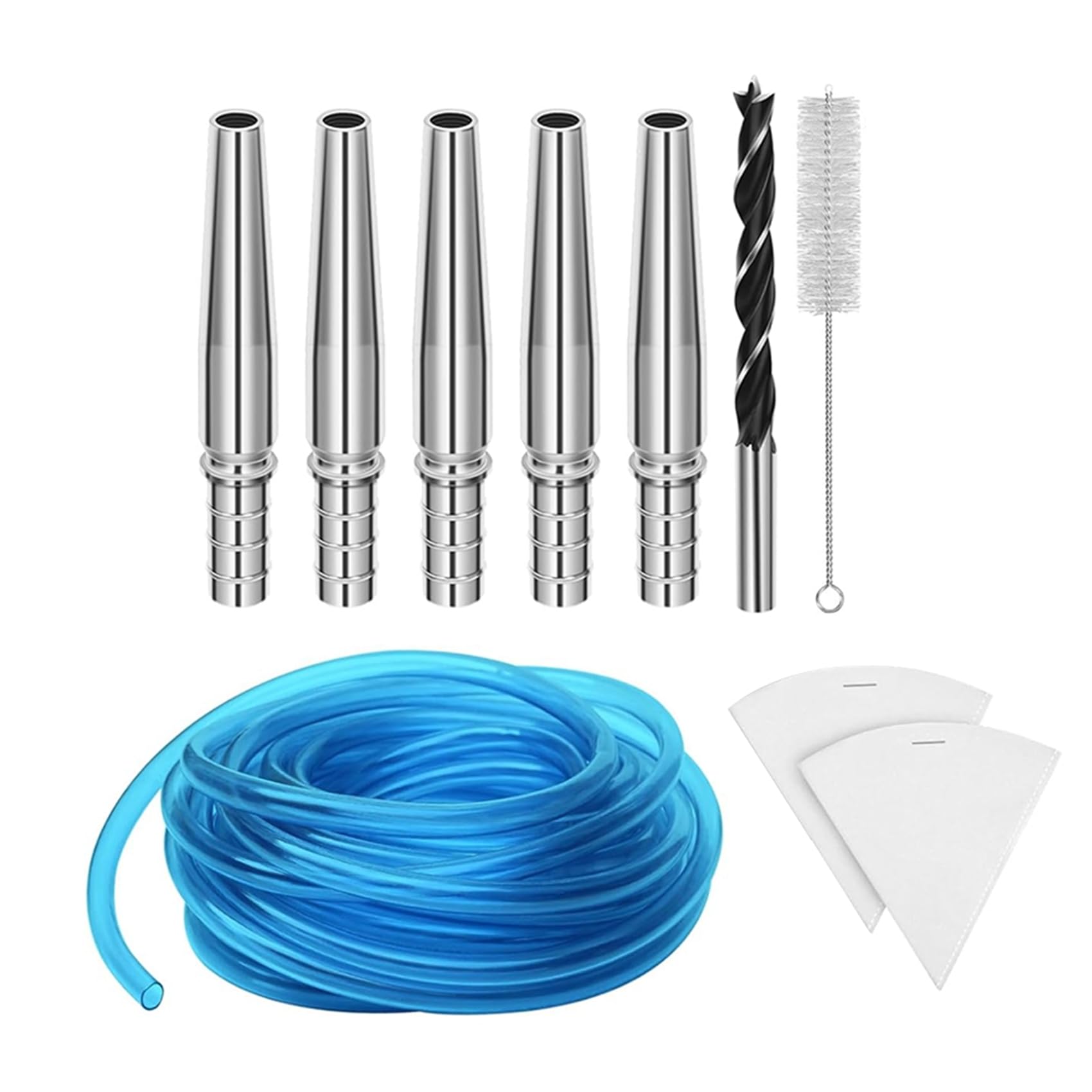 Jnchdghwa As Shown Comprehensive Maple Syrup Tapping Kit With Stainless Steel Taps And Accessories