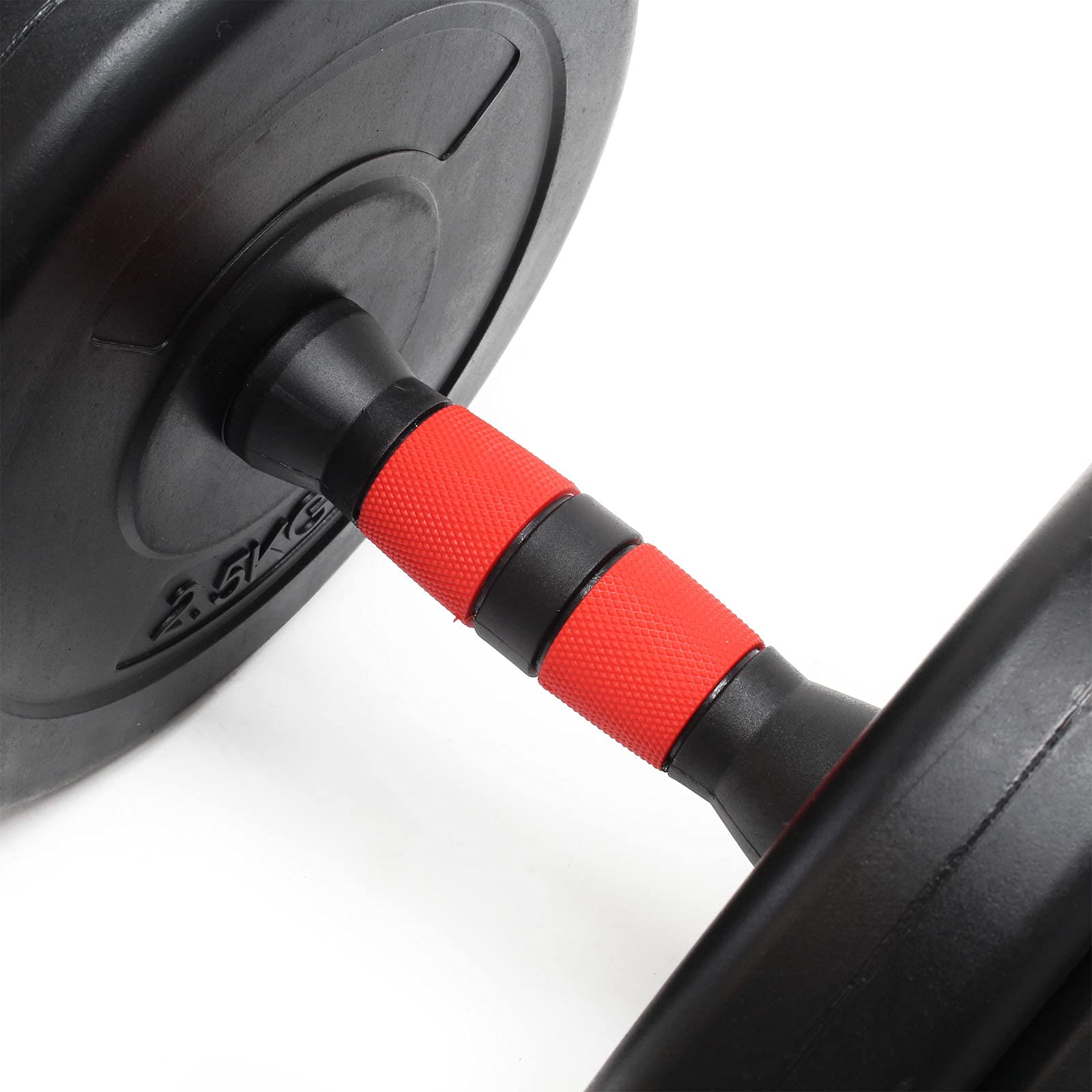 Dumbell set 2 x 15 kg with cement filling
