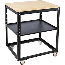 Planer Stand,Height Adjustable Power Tool Stand with 500 lbs Load Capacity,Planer Table with Wheels for Most Planers,Saws,Bench-top Machines and Power Tools