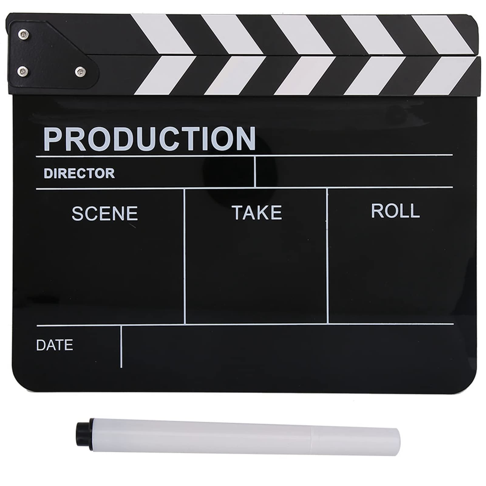 【プロ用】カチンコ　ボールド　映像制作 Amazon | クラッパーボード カチンコ 撮影 24 x 30cmカチンコ