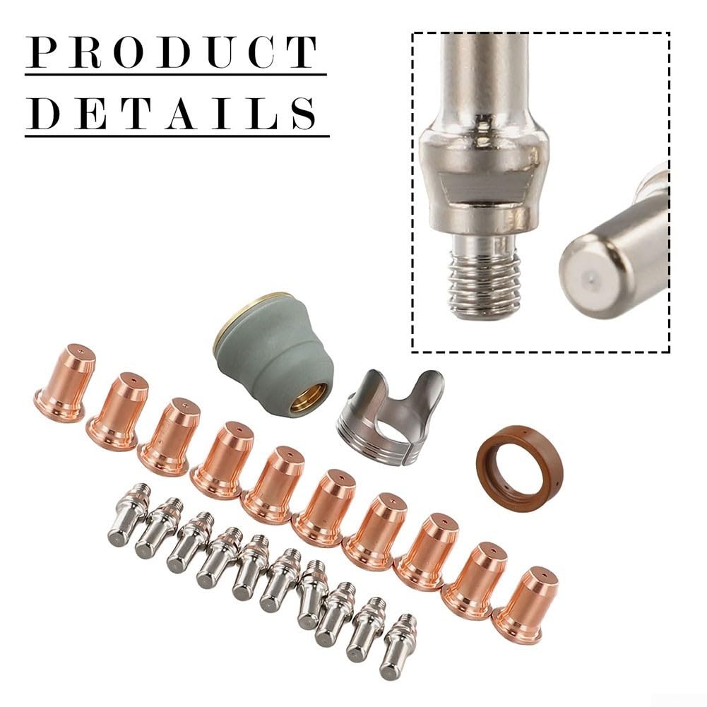23er Set Verschleißteile Metall für IPT-60 IPT-40 Brenner Düsen