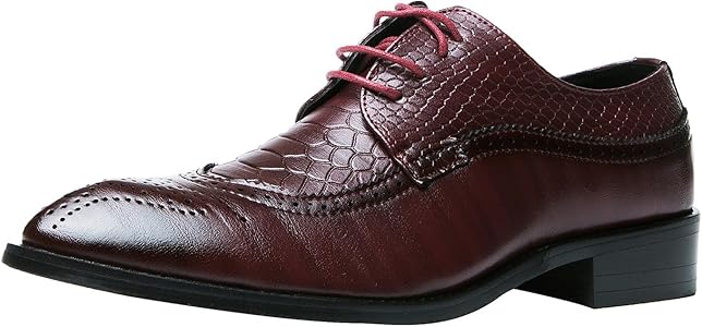 red brown dress shoes Museum Brown Leather Derby Dress Shoe 11 UK / 12 US