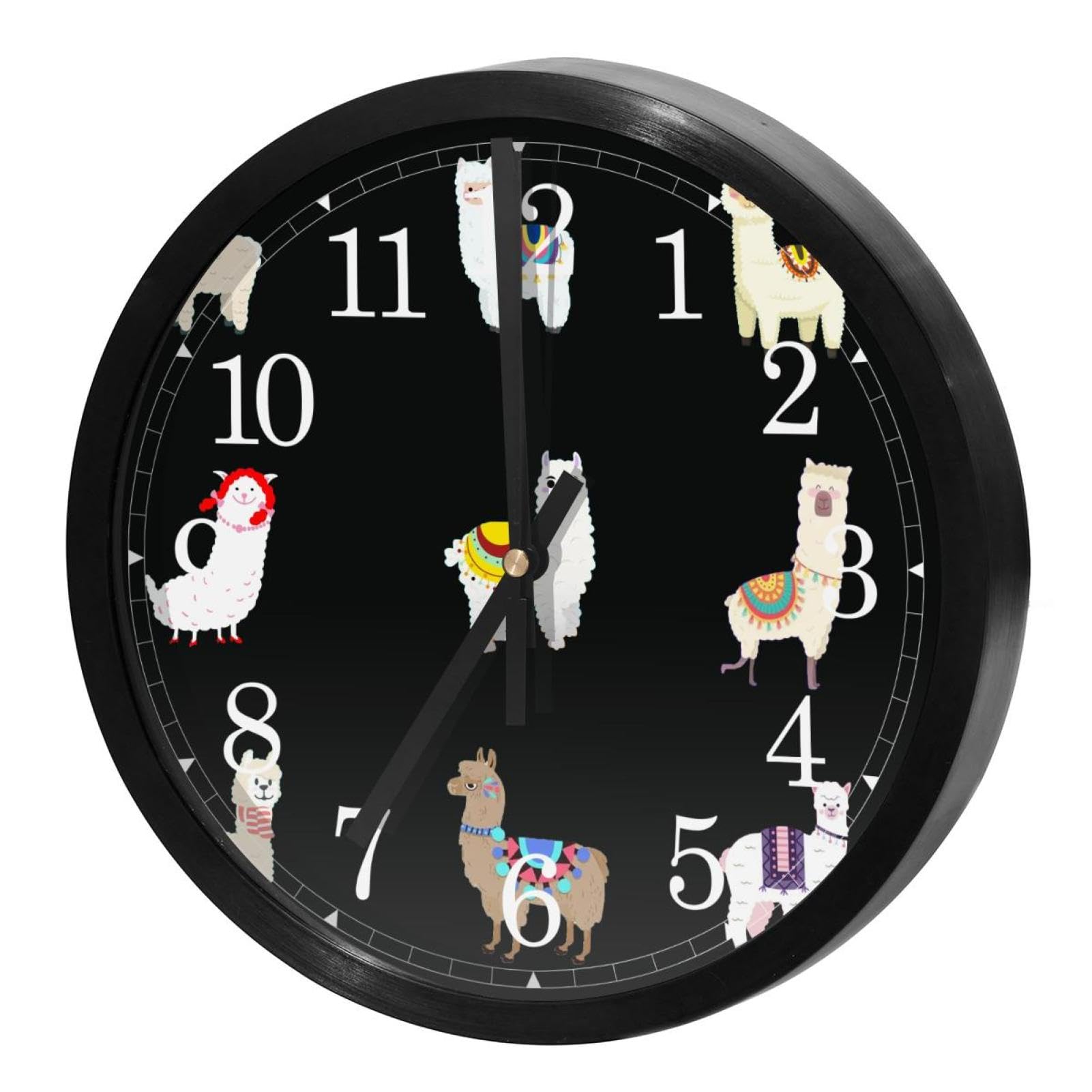Horloge murale sans tic-tac à piles pour un sommeil paisible en cuisine