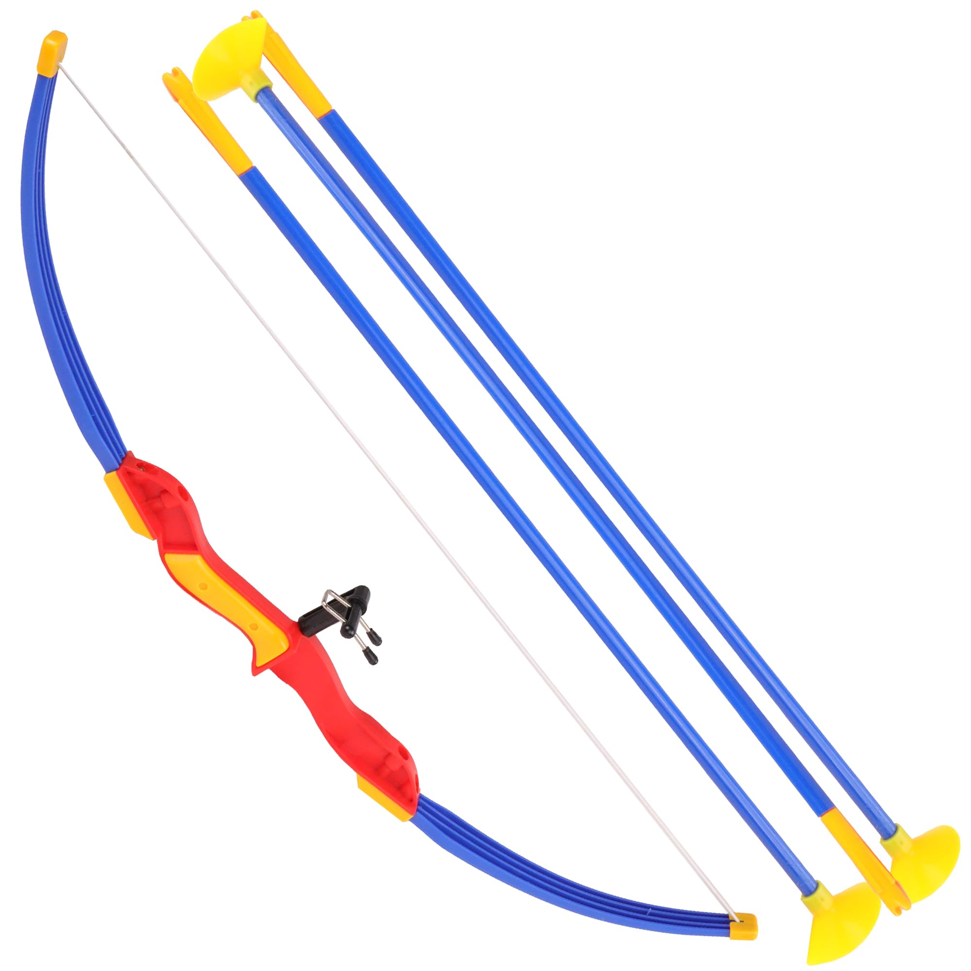BLUE SKY - Set De Tir À l'arc - Jeu d'Adresse et de Plein Air - 047854 - Multicolore - Plastique - 57 cm - Jouet Enfant - Flêches - Arc - À Partir de 6 Ans