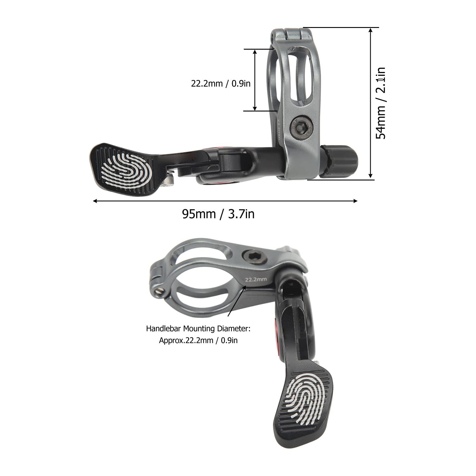 Alomejor Vélo Tige de Selle Fil Télécommande Compte-Gouttes Sièges Tube Interrupteur Accessoire de Remplacement