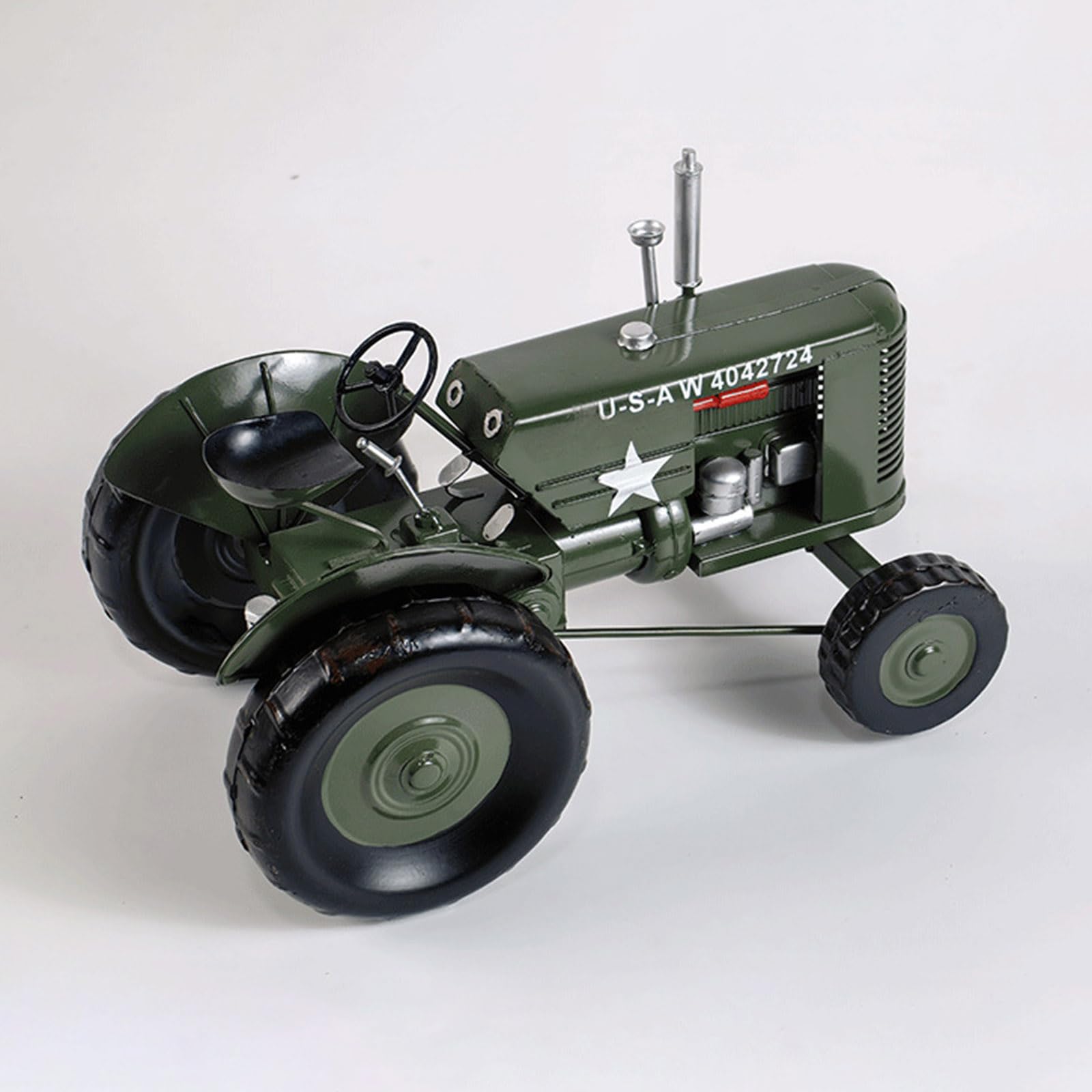 Modellino di rimorchio in metallo, auto d'epoca, veicolo da collezione, decorazione fatta a mano, modelli di auto classiche per la casa
