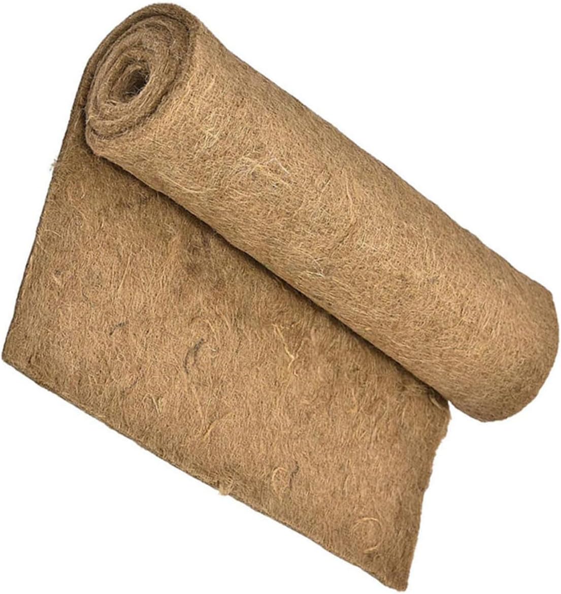 MERRYHAPY Jute Fiber Worm Blanket for Reptile Terrarium Crawler Pad Sturdy Tortoise Box Cushion PET Bedding Mat for Lizard and Snake Enclosures