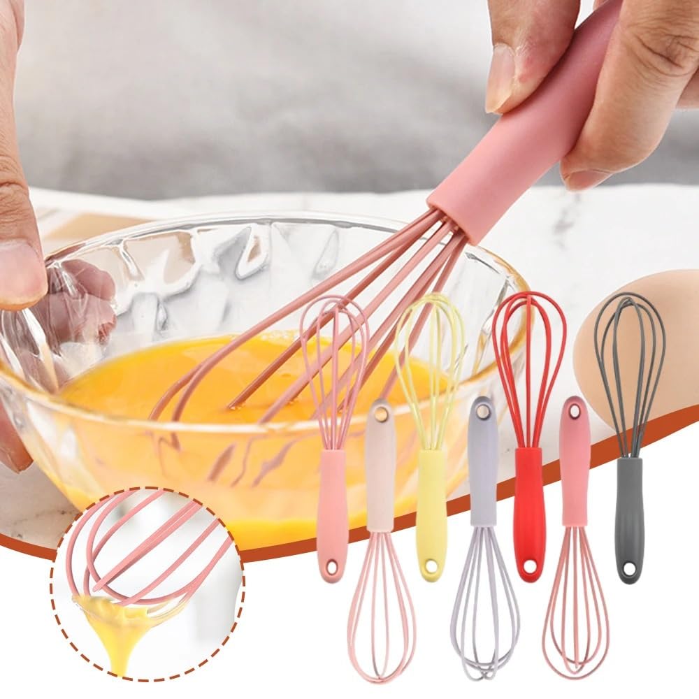 frusta da cucina Frullatore manuale antiruggine for uova frusta(Yellow)