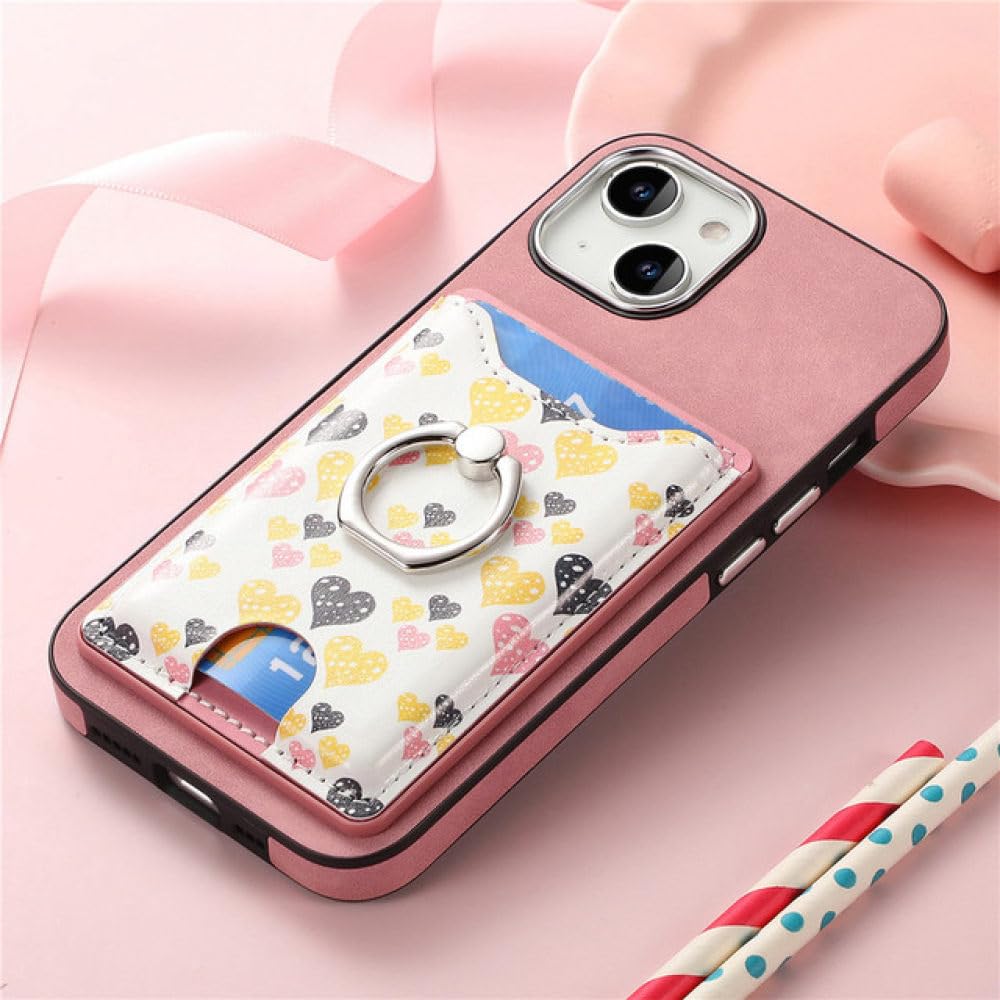 Étui portefeuille en cuir magnétique iPhone 14 housse support avec carte - 8