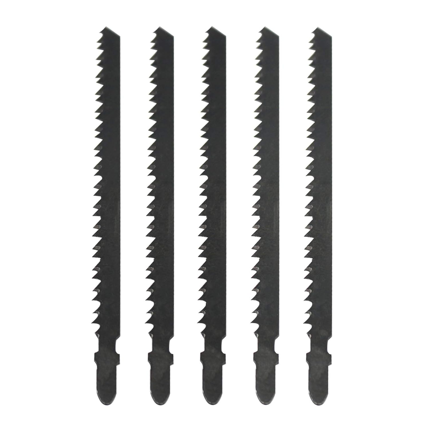 THandle Jig Saw Blade Set, 5PCS 6“ 4mm Pitch Metal THandle Jig Saw
