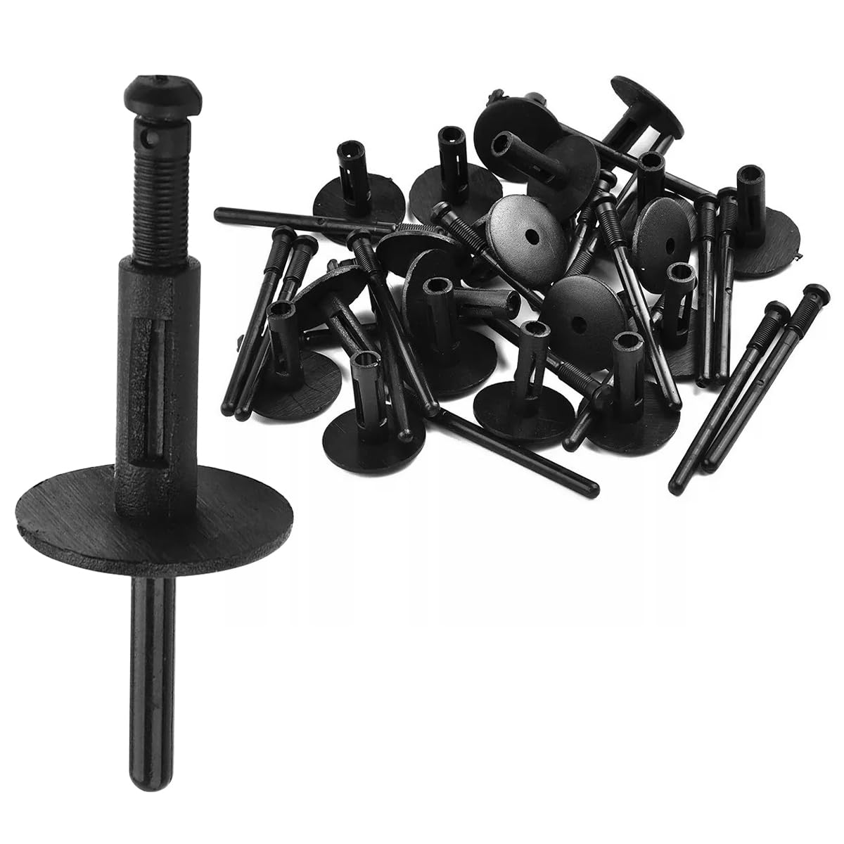 Bittwee 50PCS Car Flare & Liner Bumper Cover, Vehicle Body Blind Expanding Fastener Rivets, Automotive Door Trim Ornament Retainer Accessories, Universal for SUV, Sedan, Truck