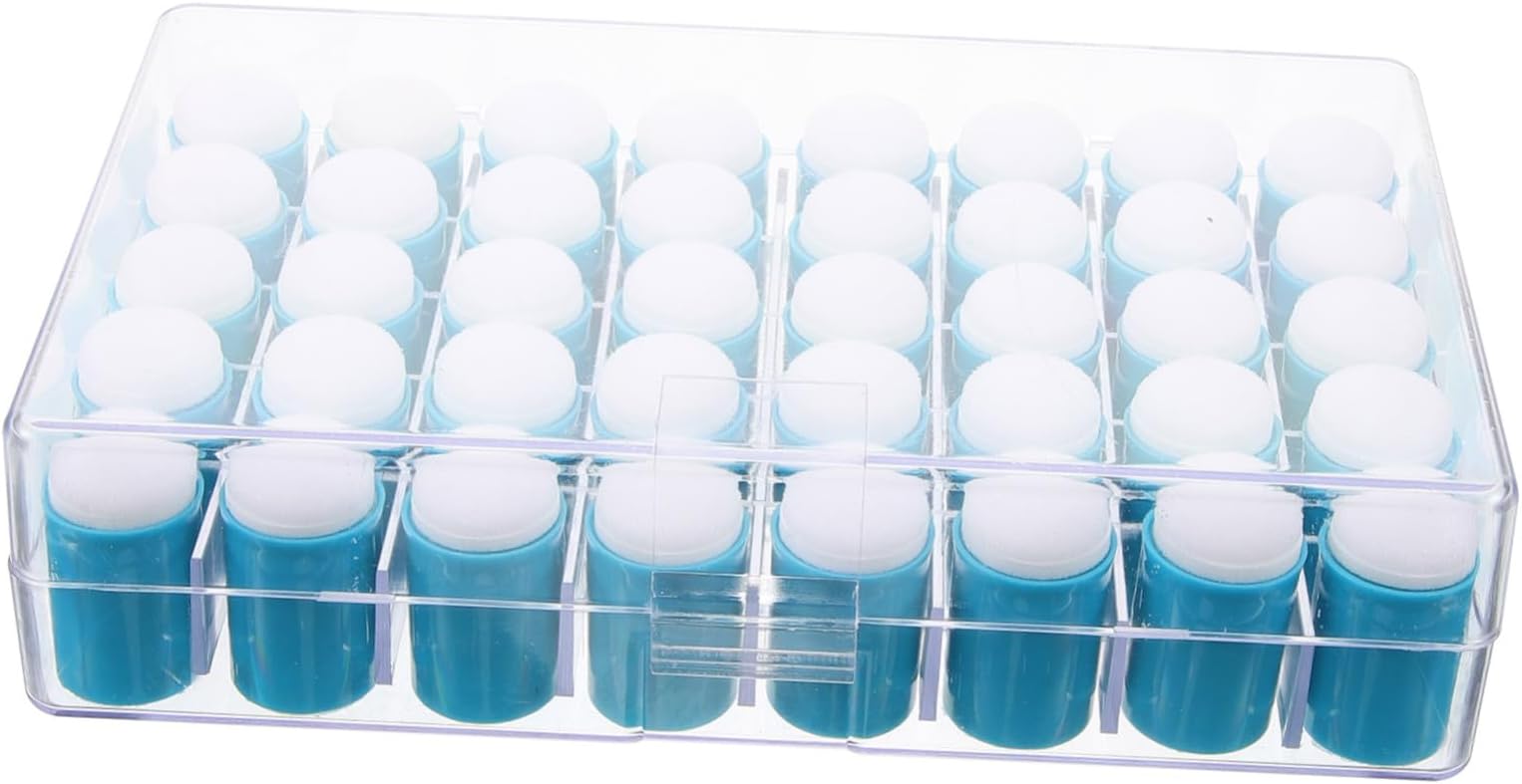 40pcs Multi-Function Finger Painting Sponge Daubers Ink Blending Tools for Comfortable Grip for for Students and Young Artists
