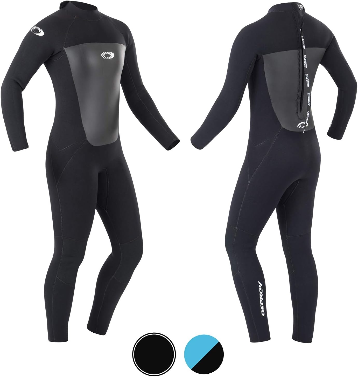Women's Full Length 5 mm Winter Wetsuit, Adult Neoprene Surfing Diving Wetsuit