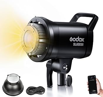 Amazon.com : Godox SL60IIBi 75W Bi-Color LED Video Light